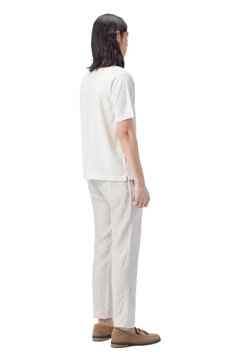 Men's Cotton Silk Cashmere Blend Polo Shirt, Alternate, color, whisper white