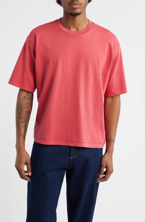 Garment Dyed Boxy Crop T-Shirt