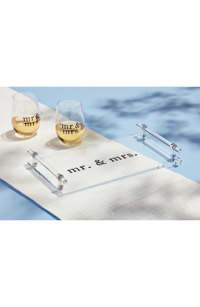 Mud Pie Mr. & Mrs. Serving Tray, Alternate, color, 