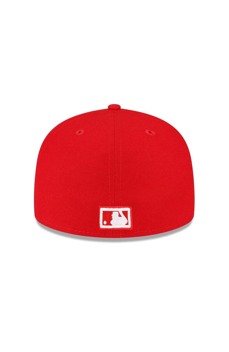 New Era Men's New Era Red Cincinnati Reds Authentic Collection Replica 59FIFTY Fitted Hat, Alternate, color, 