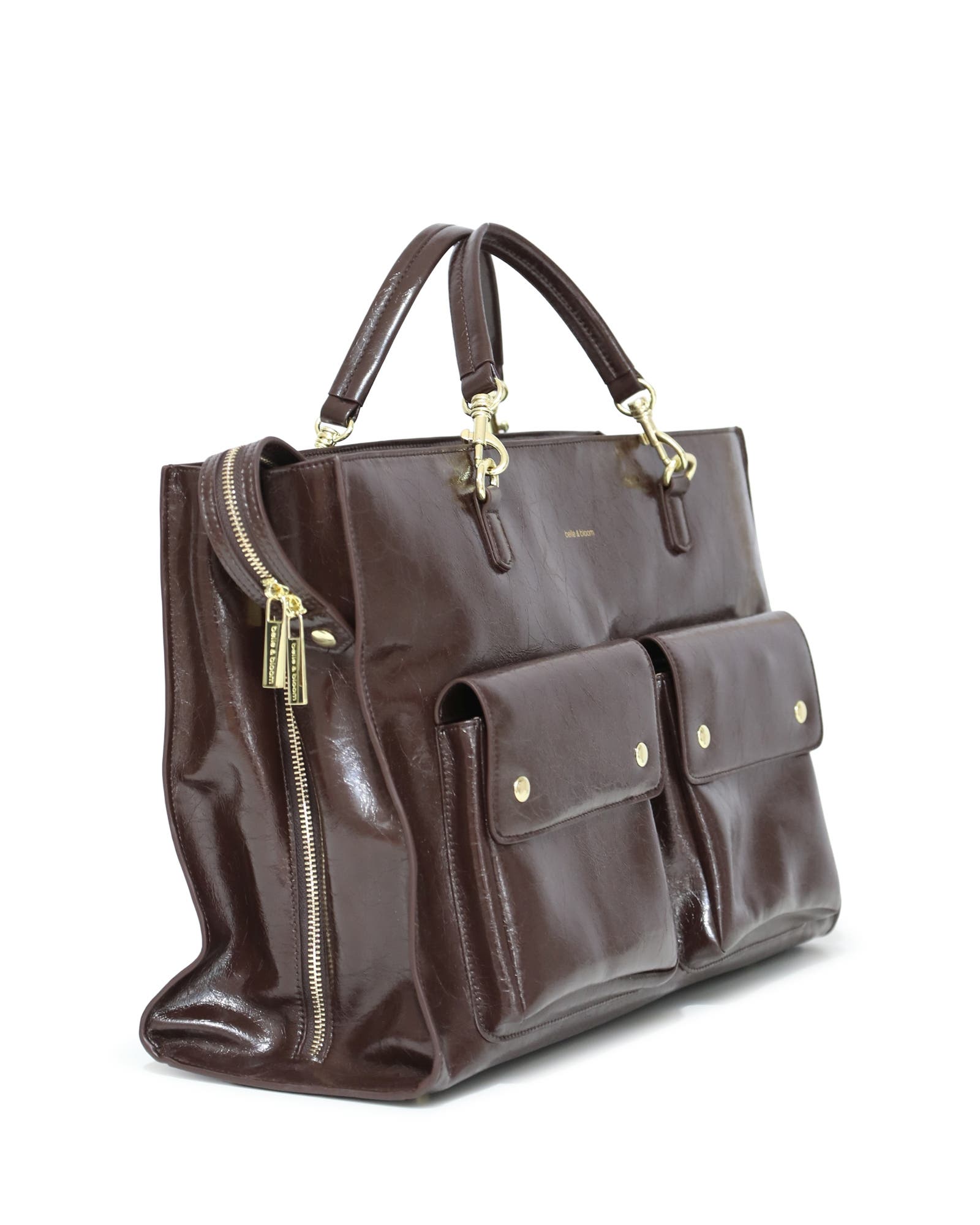 Reflections Leather Shoulder Bag, Alternate, color, Dark Brown