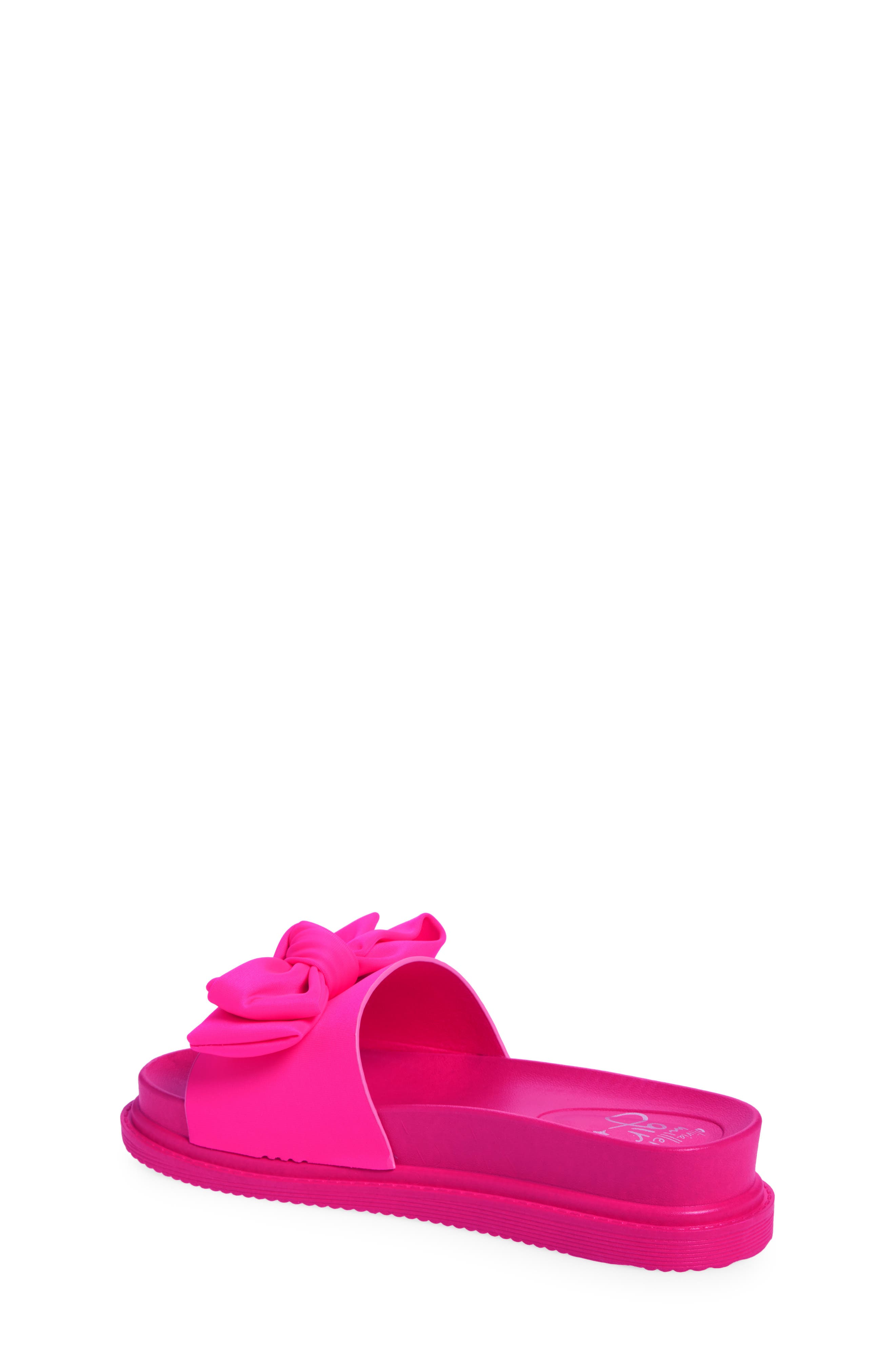 OLIVIA MILLER Kids' Bow Slide Sandal, Alternate, color, 