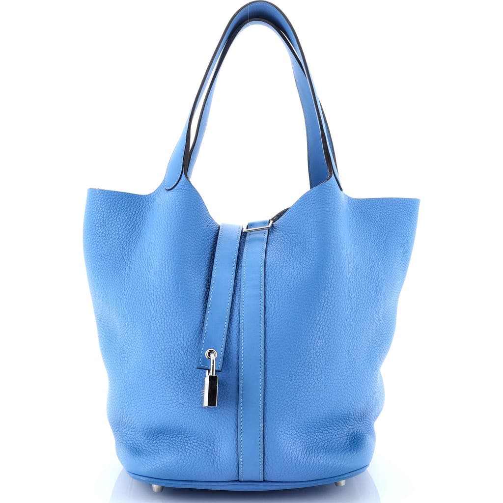 Pre-owned Hermes Hermes Picotin Lock Bag Clemence With Swift Gm
