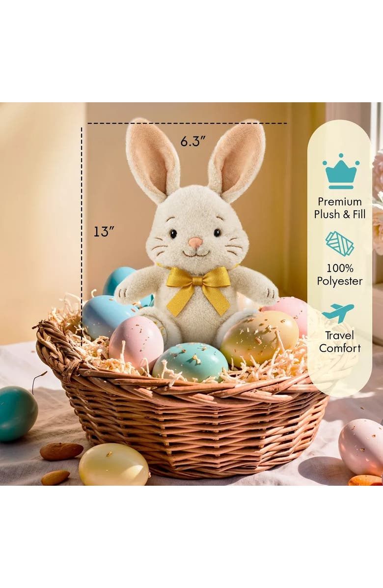 Sperric Easter Plush Baby Bunny with Bow, Alternate, color, 