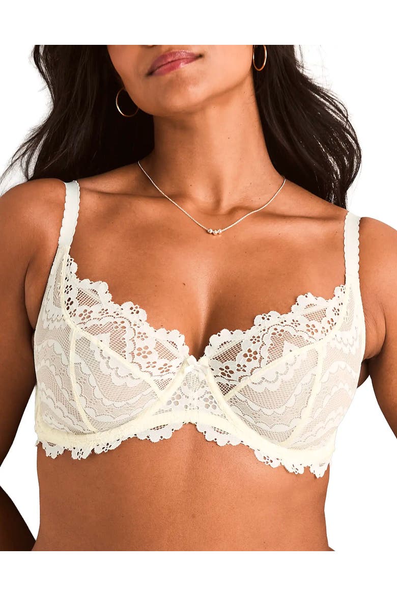 Farrah Unlined Full Coverage Bra, Main, color, Light white