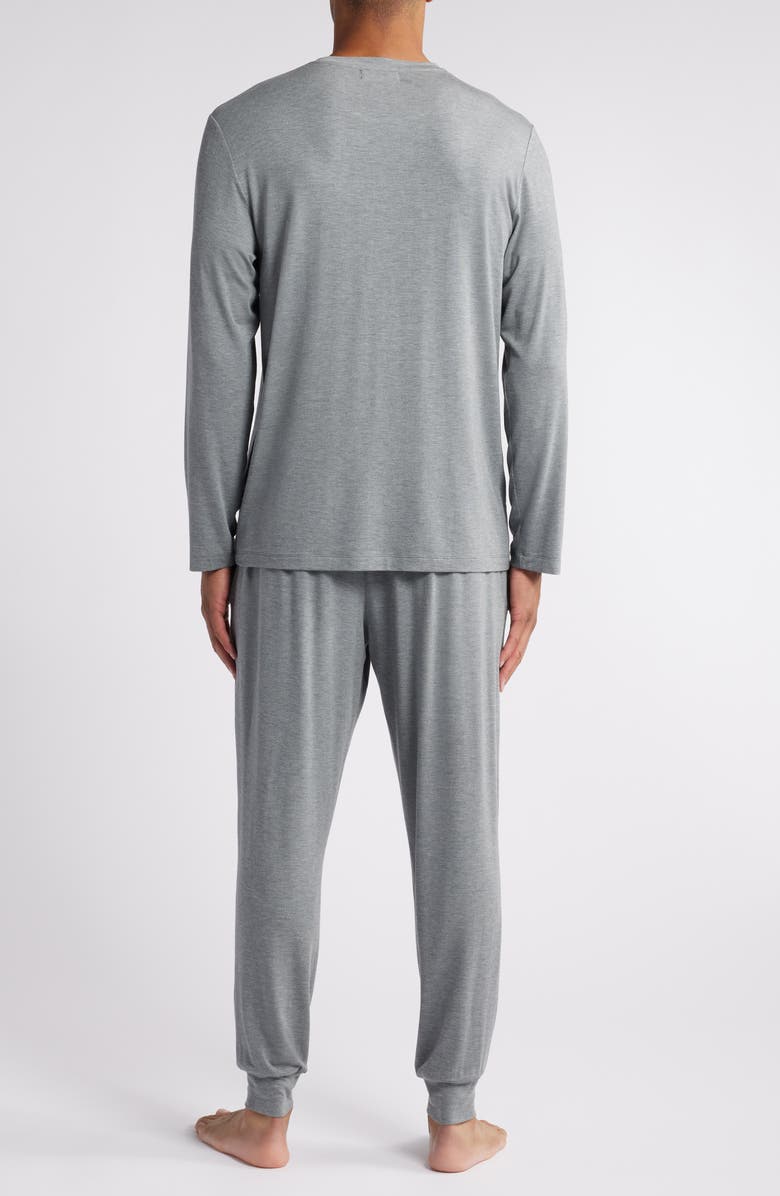 Nordstrom Moonlight Modal Blend Pajamas, Alternate, color, Grey Dark Heather