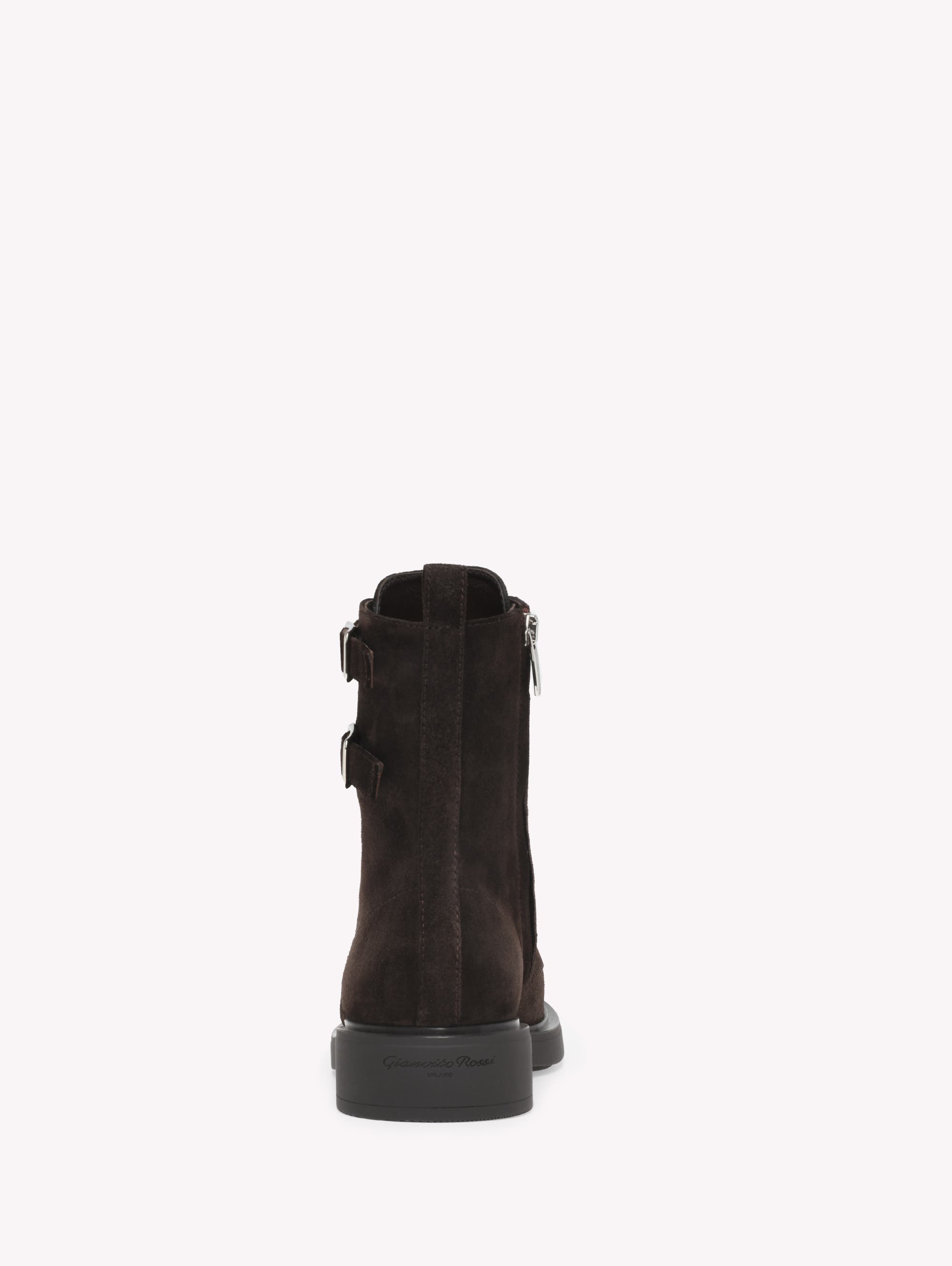 Gianvito Rossi Ripley Boot, Alternate, color, Brown Suede