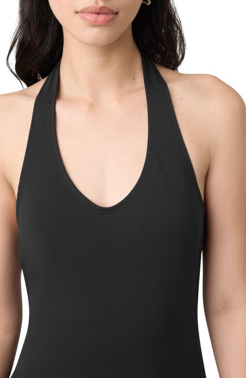 Shop Florence By Mills Halter Terry Romper In Black