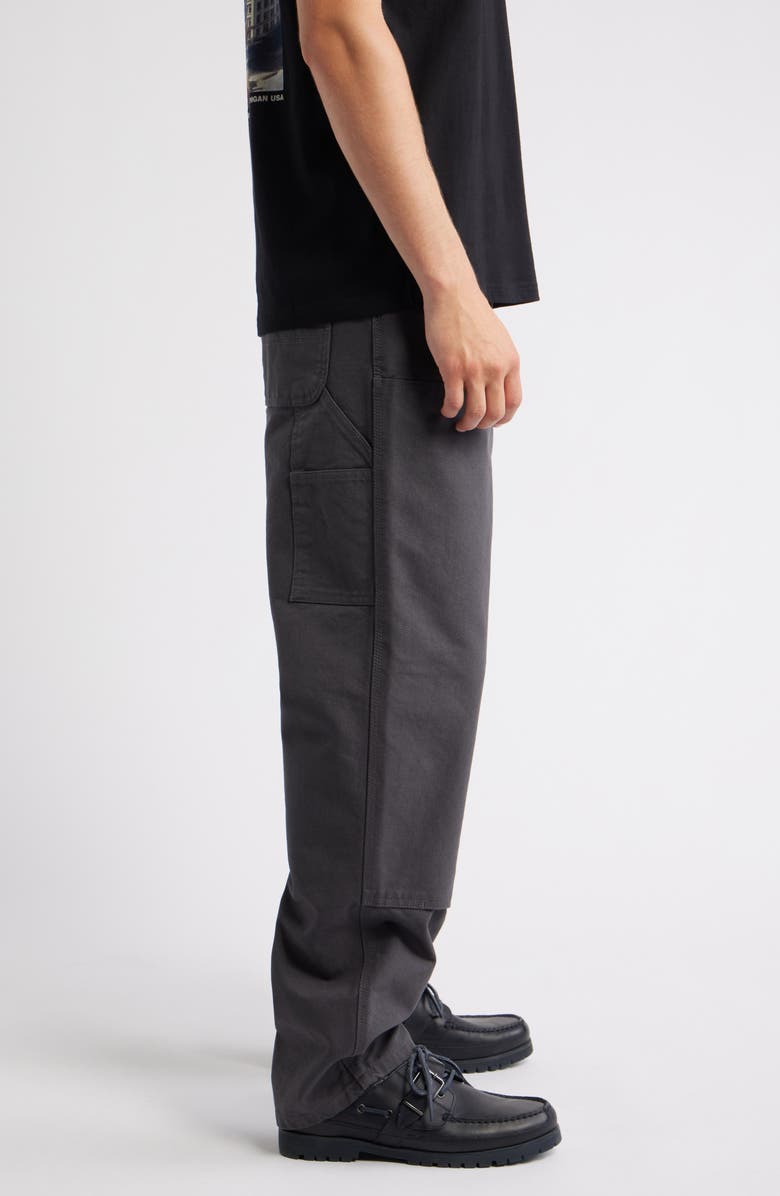 Carhartt Work In Progress Double Knee Pants, Alternate, color, Graphite Rinsed