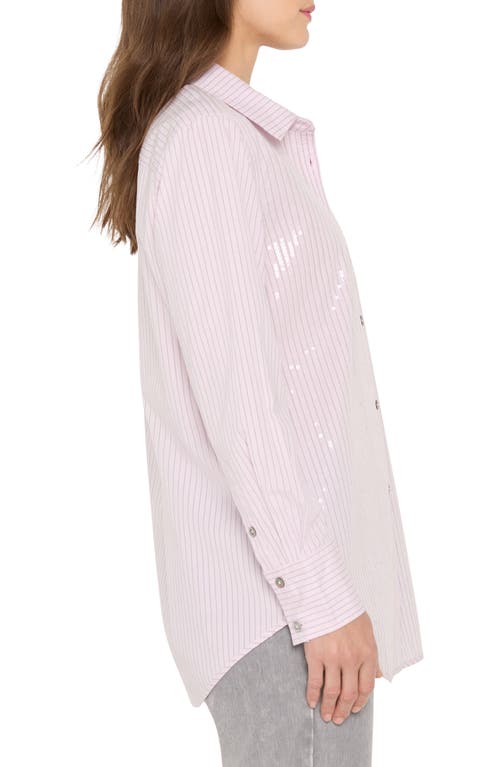 Nic + Zoe Nic+zoe Subtle Shine Blouse In Pink
