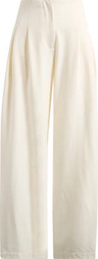 WAYF Mischa Clean Waist Pleated Wide Leg Pants