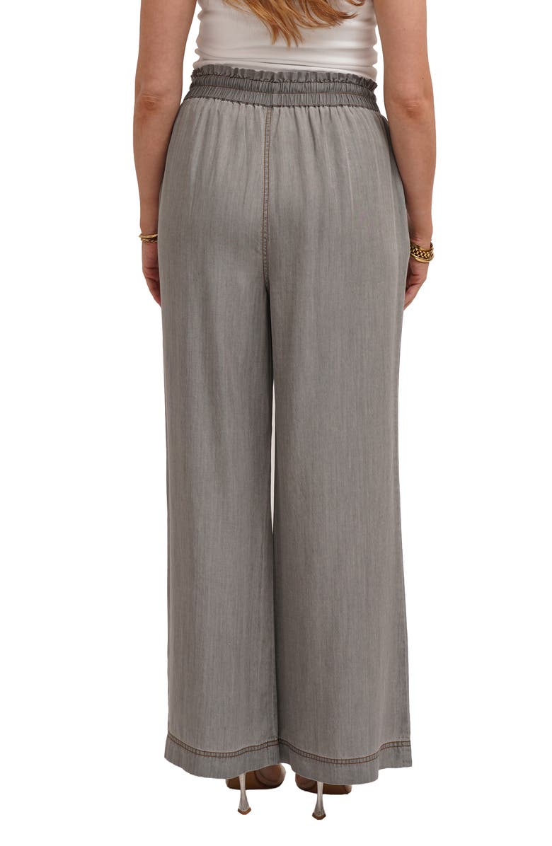 CYRUS Pull On Wide Leg Pants, Alternate, color, Light Grey Denim