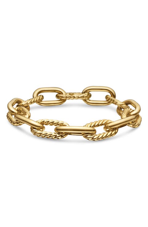 Madison® Chain Bracelet in 18K Yellow Gold, 11mm
