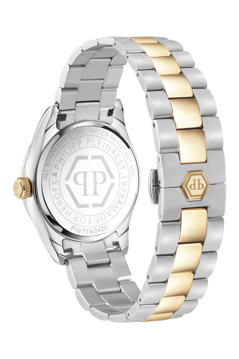 Queen Bracelet Watch, 36mm, Alternate, color, TWO TONE