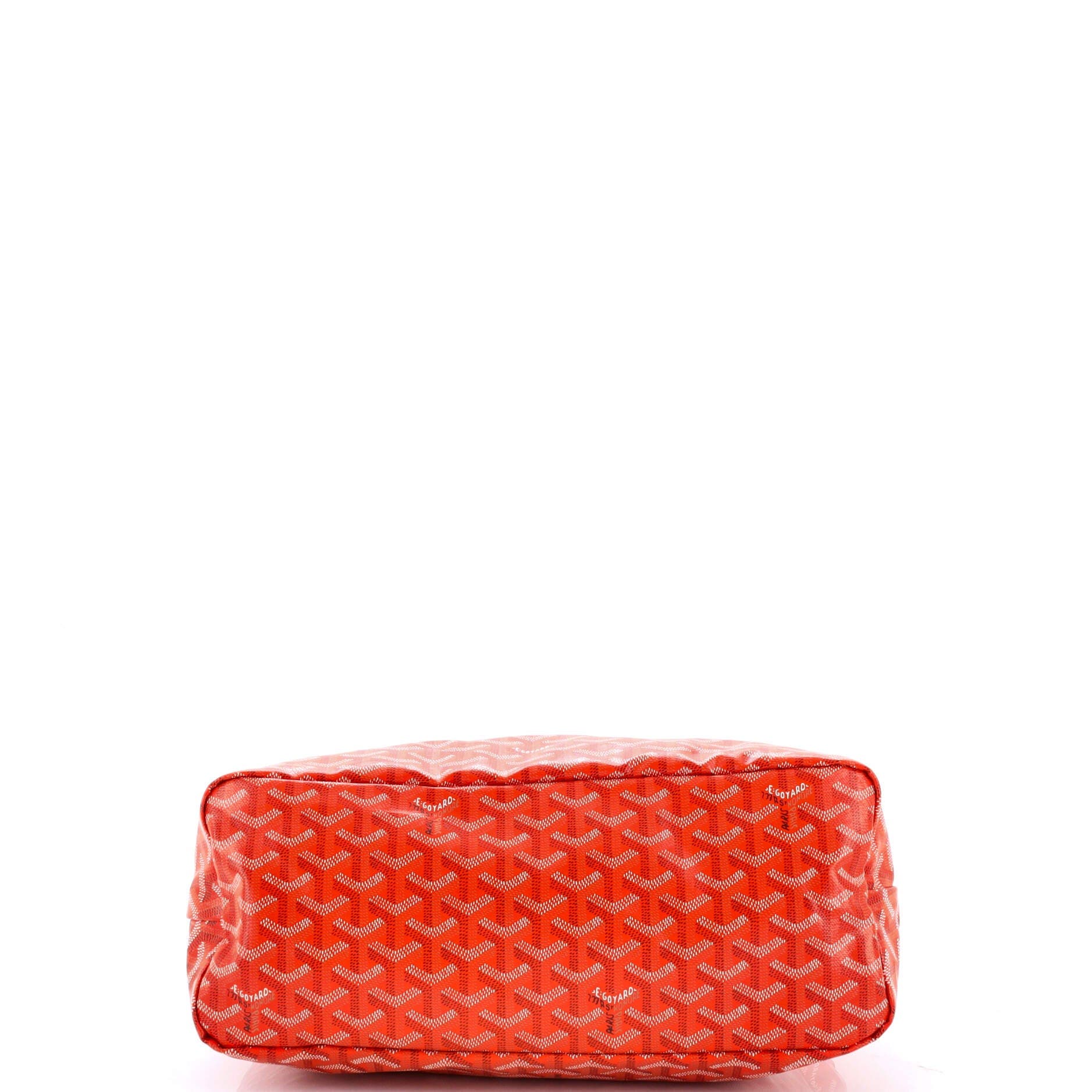 Pre-Owned Goyard Boheme Hobo Coated Canvas, Alternate, color, Orange