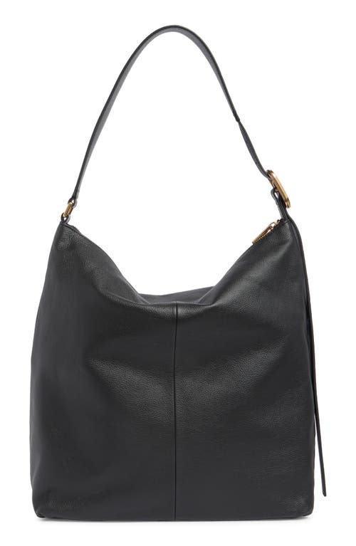 Sam Edelman Kara Medium Buckle Hobo Bag In Black