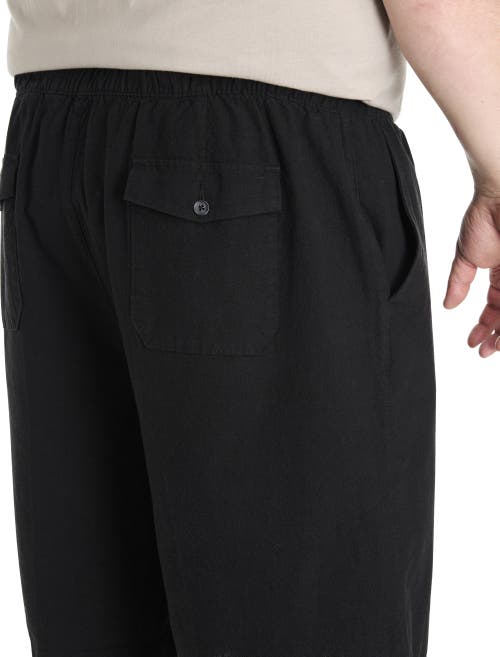 Harbor Bay By Dxl Big & Tall Lightweight Linen Beach Shorts