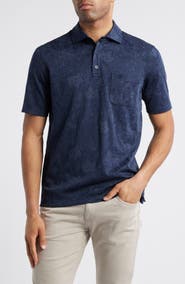 Johnston & Murphy Paisley Jacquard Polo
