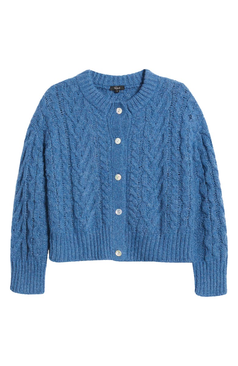 Rails Amelie Cable Wool & Alpaca Blend Cardigan, Alternate, color,