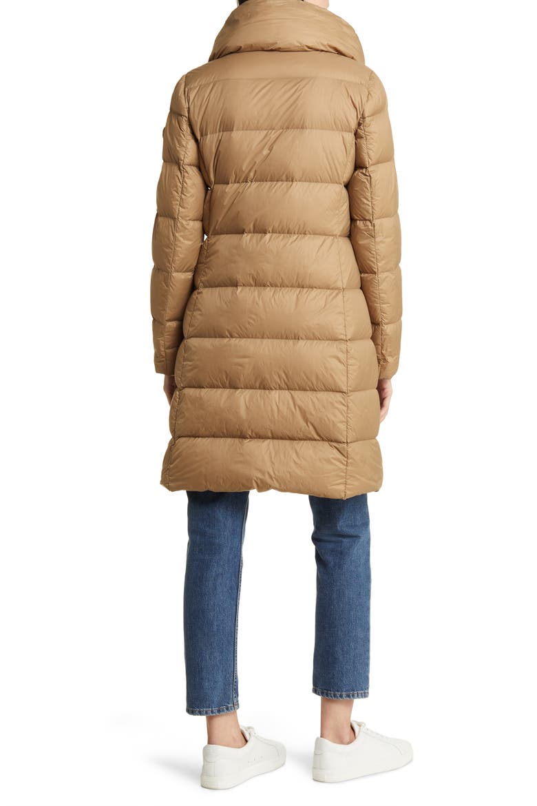 Hooded Down Puffer Coat, Alternate, color, CLASSIC CAMEL