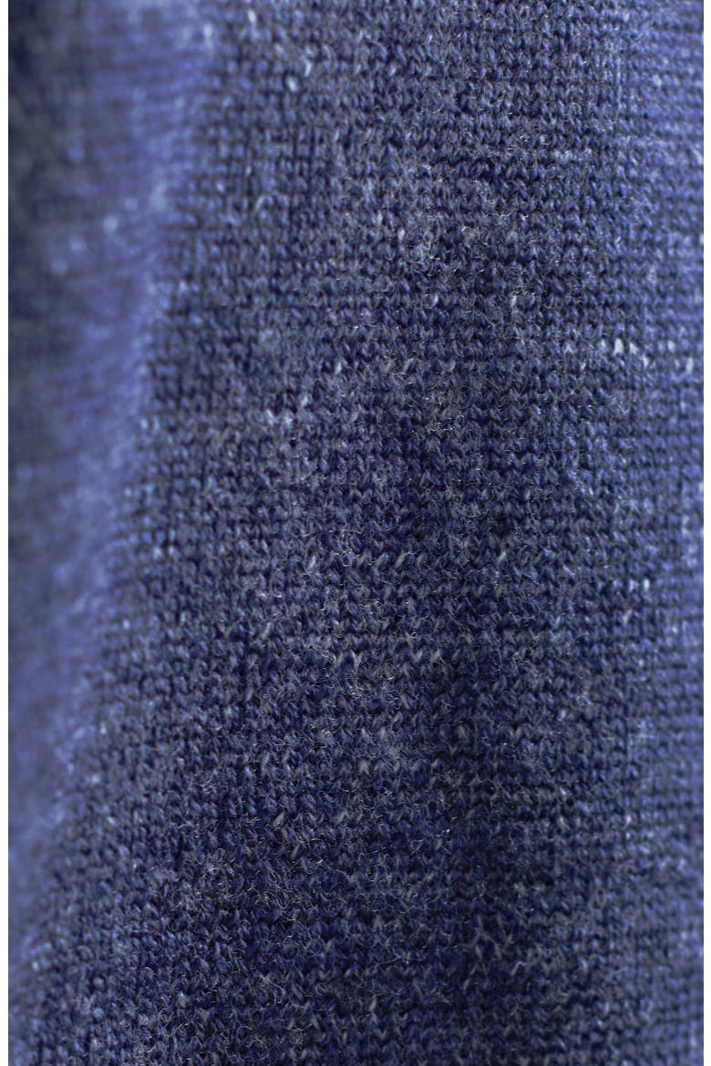 Merino Wool Hoodie Sweater, Alternate, color, NAVY