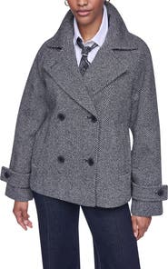 DKNY Relaxed Fit Peacoat