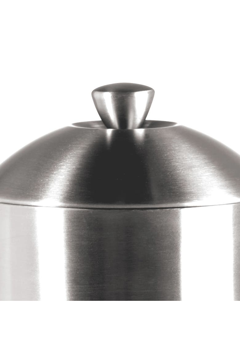 Brushed 18/10 Stainless Steel French Press Coffee Maker, 17-ounce, Alternate, color, Silver