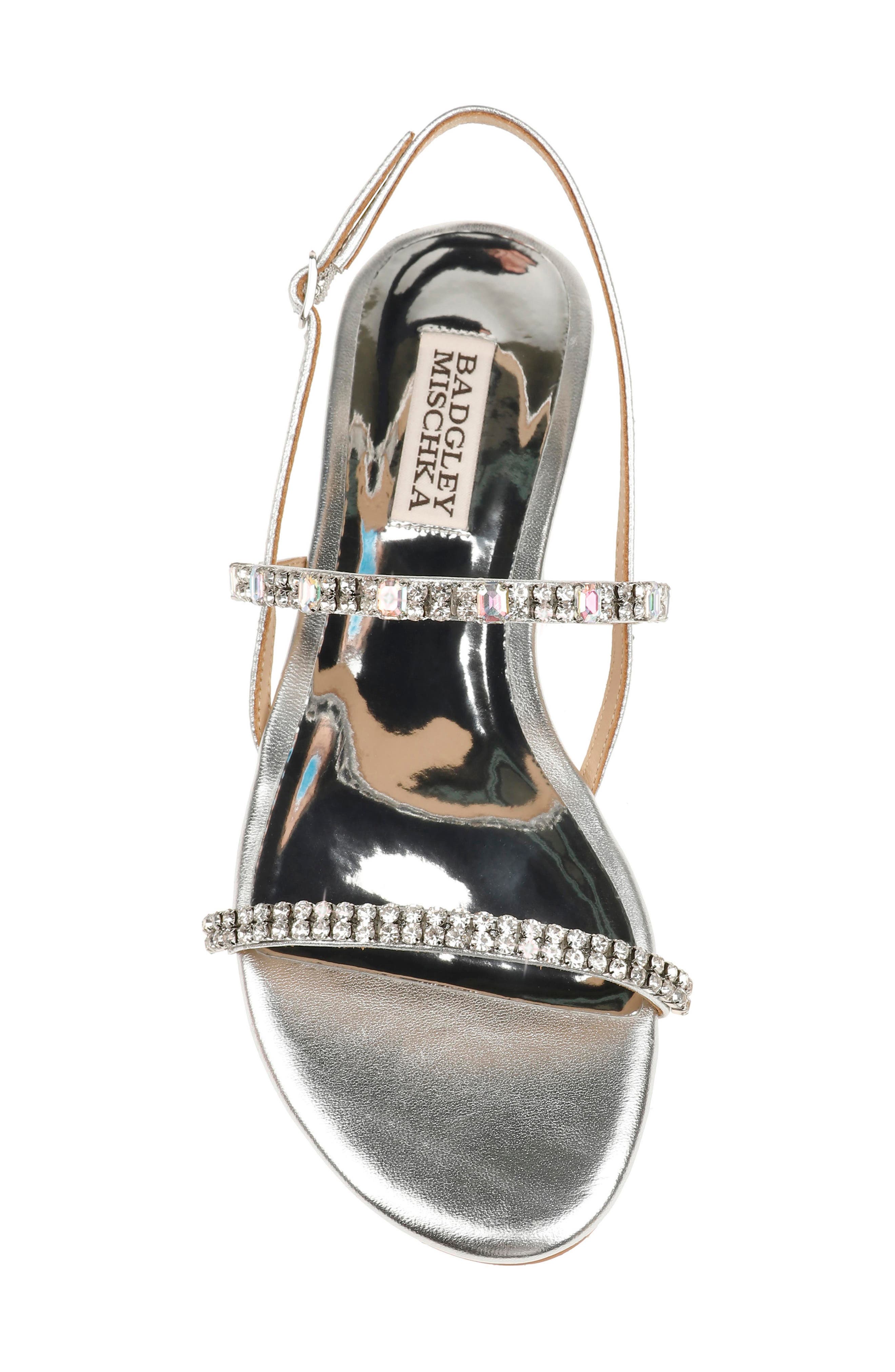 Badgley Mischka Collection Zandra Embellished Sandal, Alternate, color, 