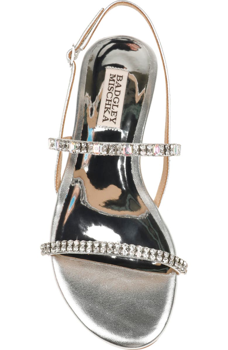 Badgley Mischka Collection Zandra Embellished Sandal, Alternate, color,