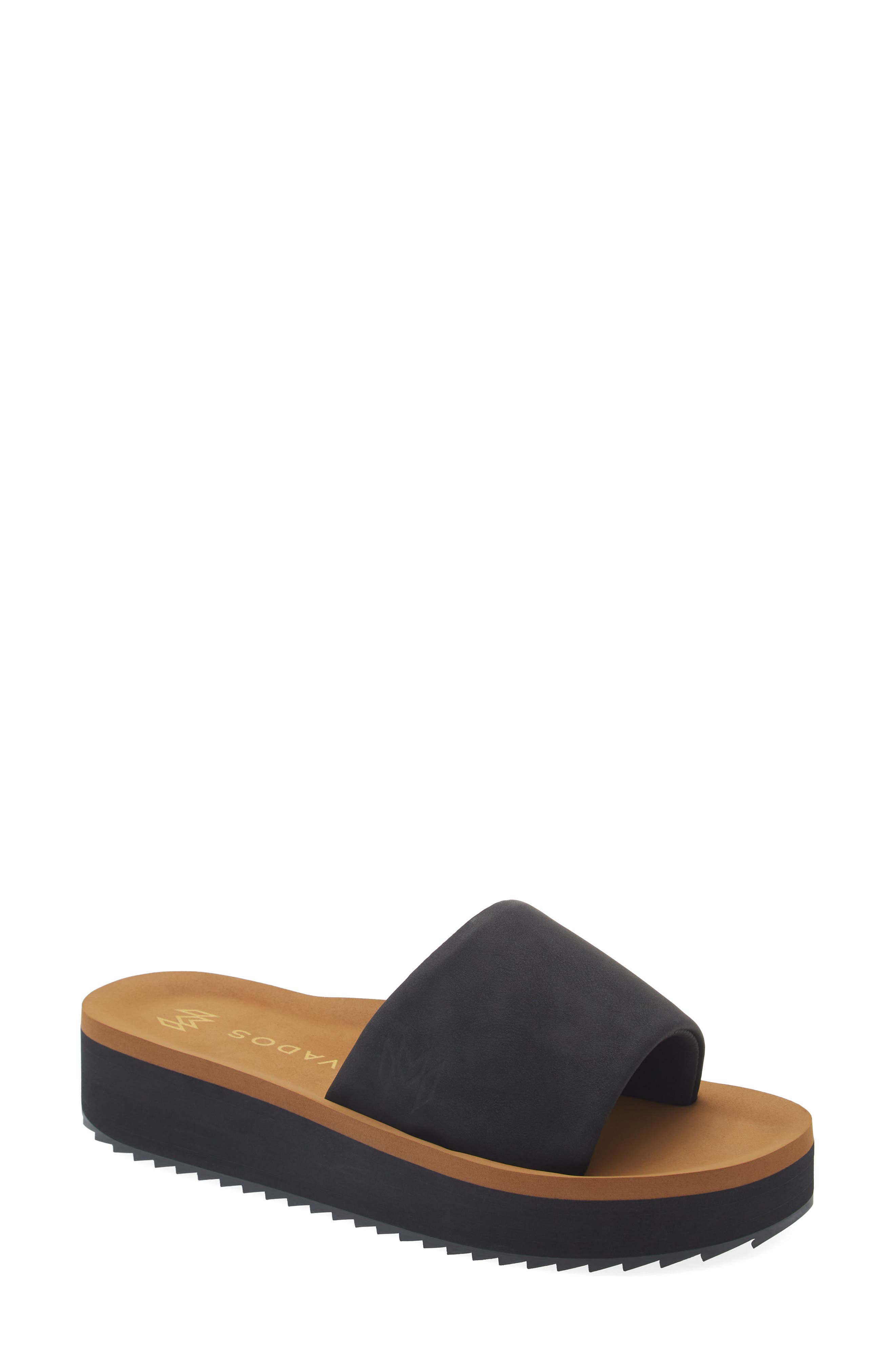 Malvados Gwen Platform Slide Sandal, Main, color, 