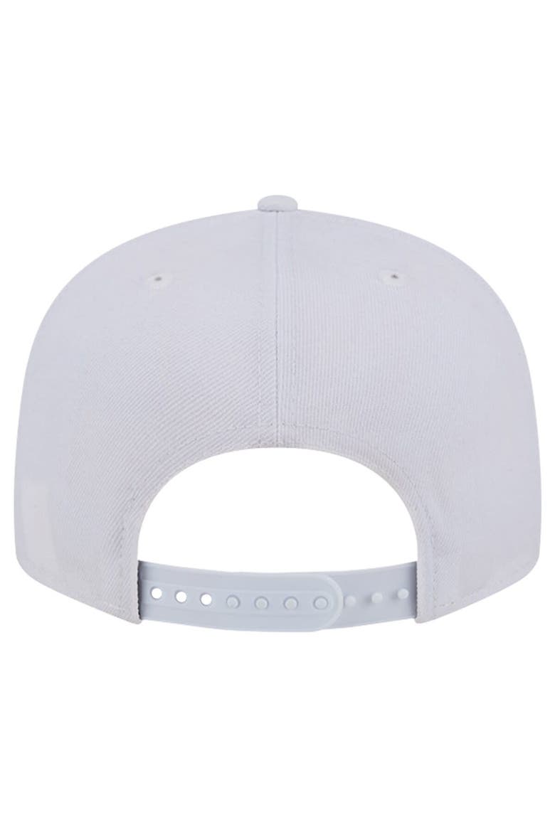 Men's New Era San Francisco 49ers Main White on White 9FIFTY Snapback Hat, Alternate, color, White