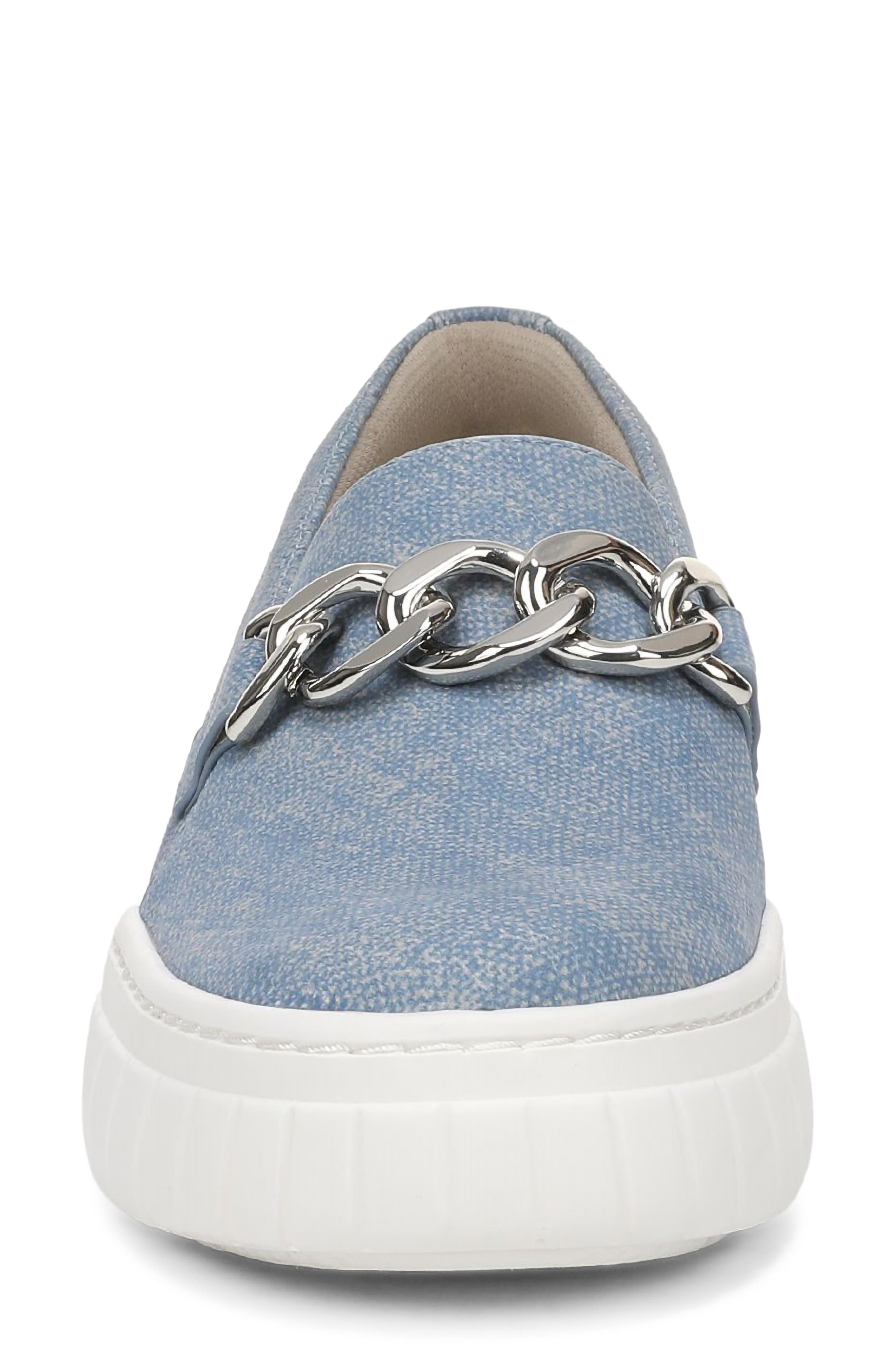 Naturalizer Daphne Slip-On Platform Sneaker, Alternate, color, Denim Blue