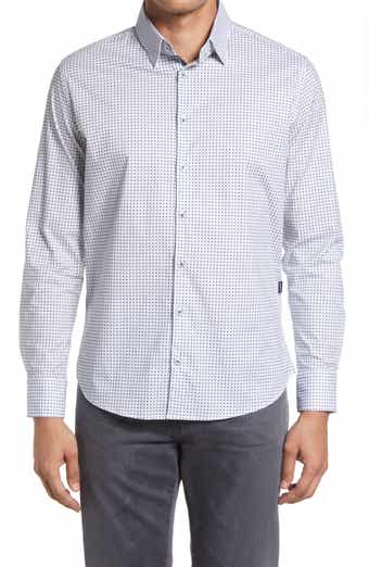 Men's Neat Stretch Button-Up Shirt