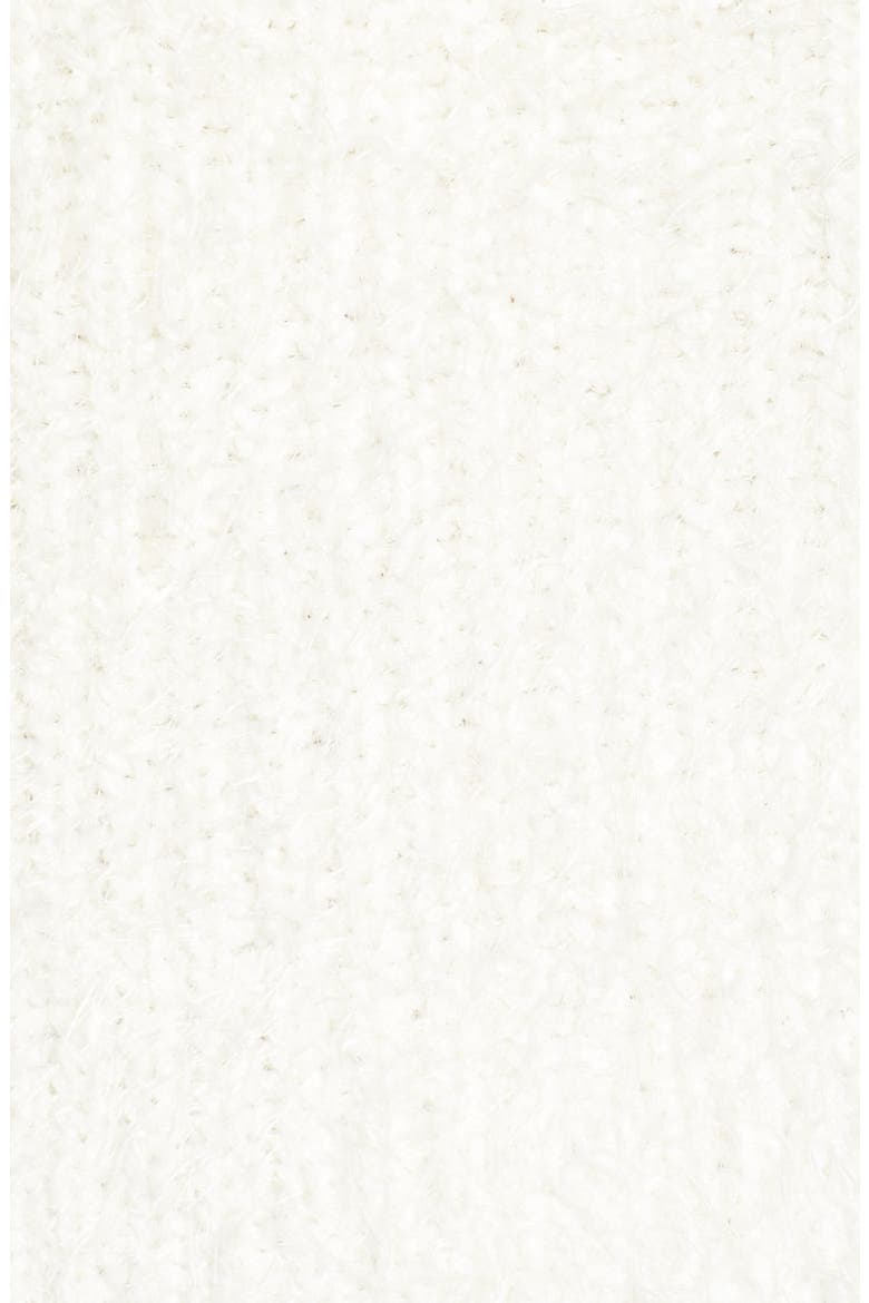 Eyelash Chenille Distressed Sweater, Alternate, color, IVORY