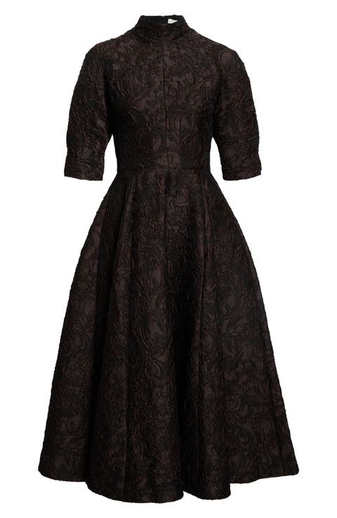Quinley Jacquard Midi Dress