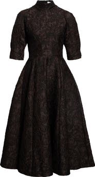 Emilia Wickstead Quinley Jacquard Midi Dress