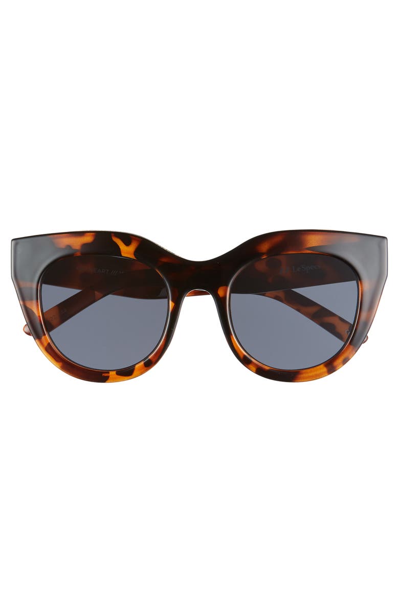 Le Specs Air Heart 51mm Sunglasses, Main, color, Tortoise/ Smoke