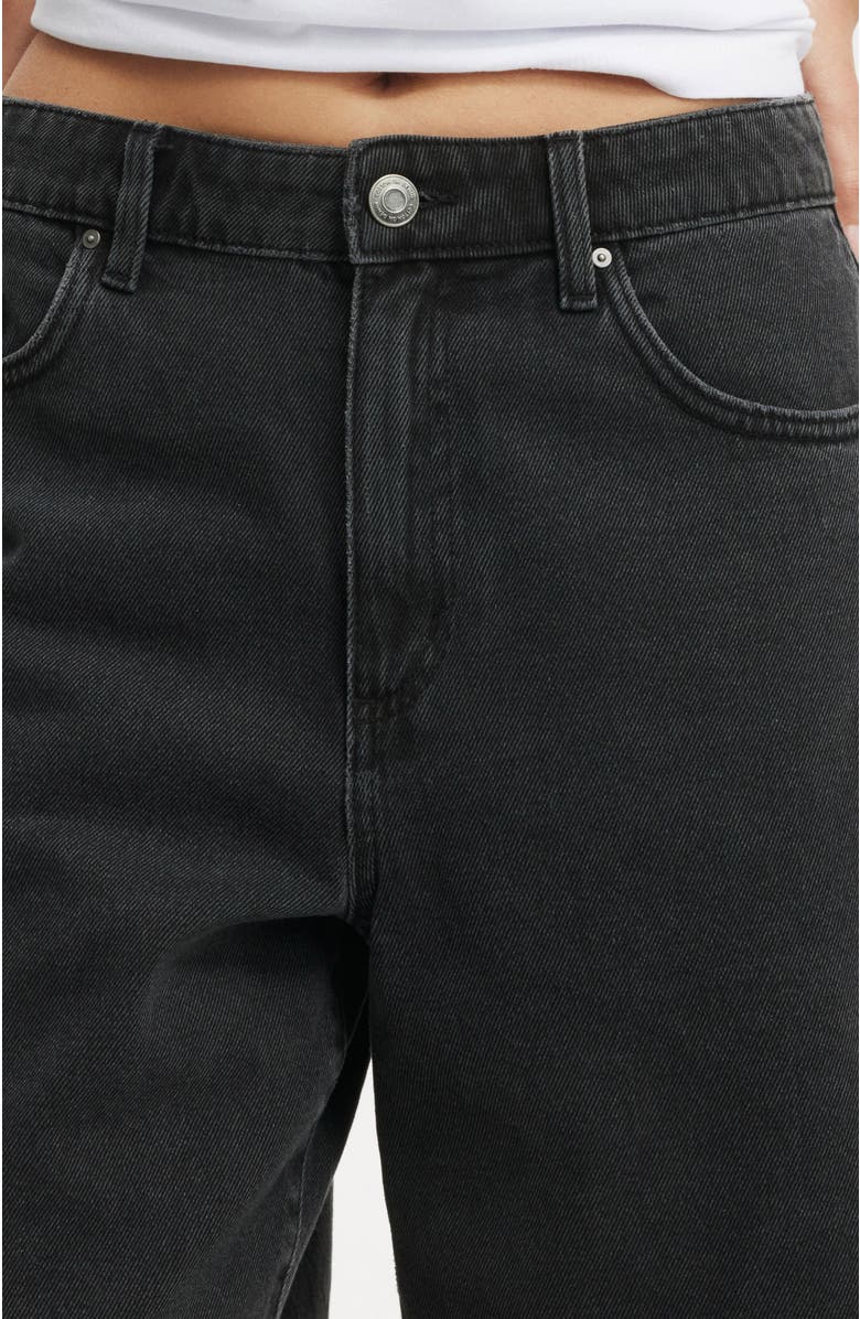 Cotton On Women's Super Baggy Denim Jort, Alternate, color,