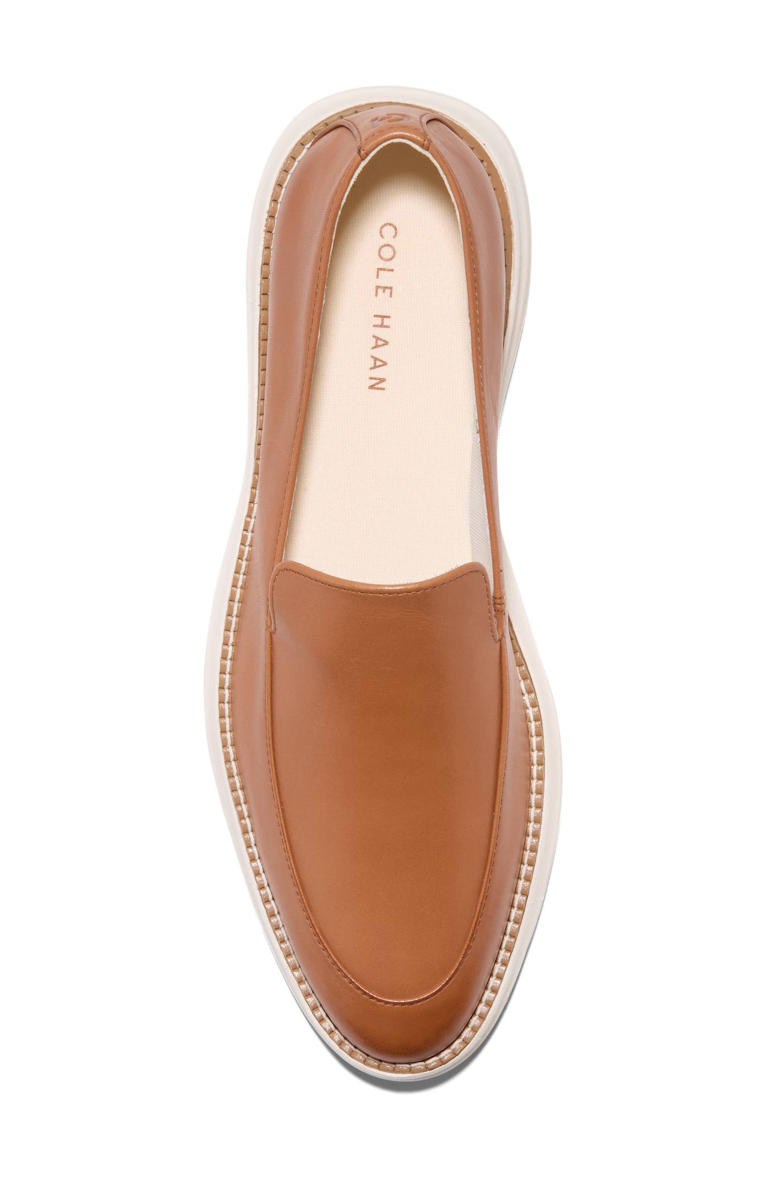 Grand Shadowlite Loafer, Alternate, color, DARK CARAMEL LEATHER