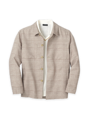 Paul Fredrick Plaid Shirt Jacket