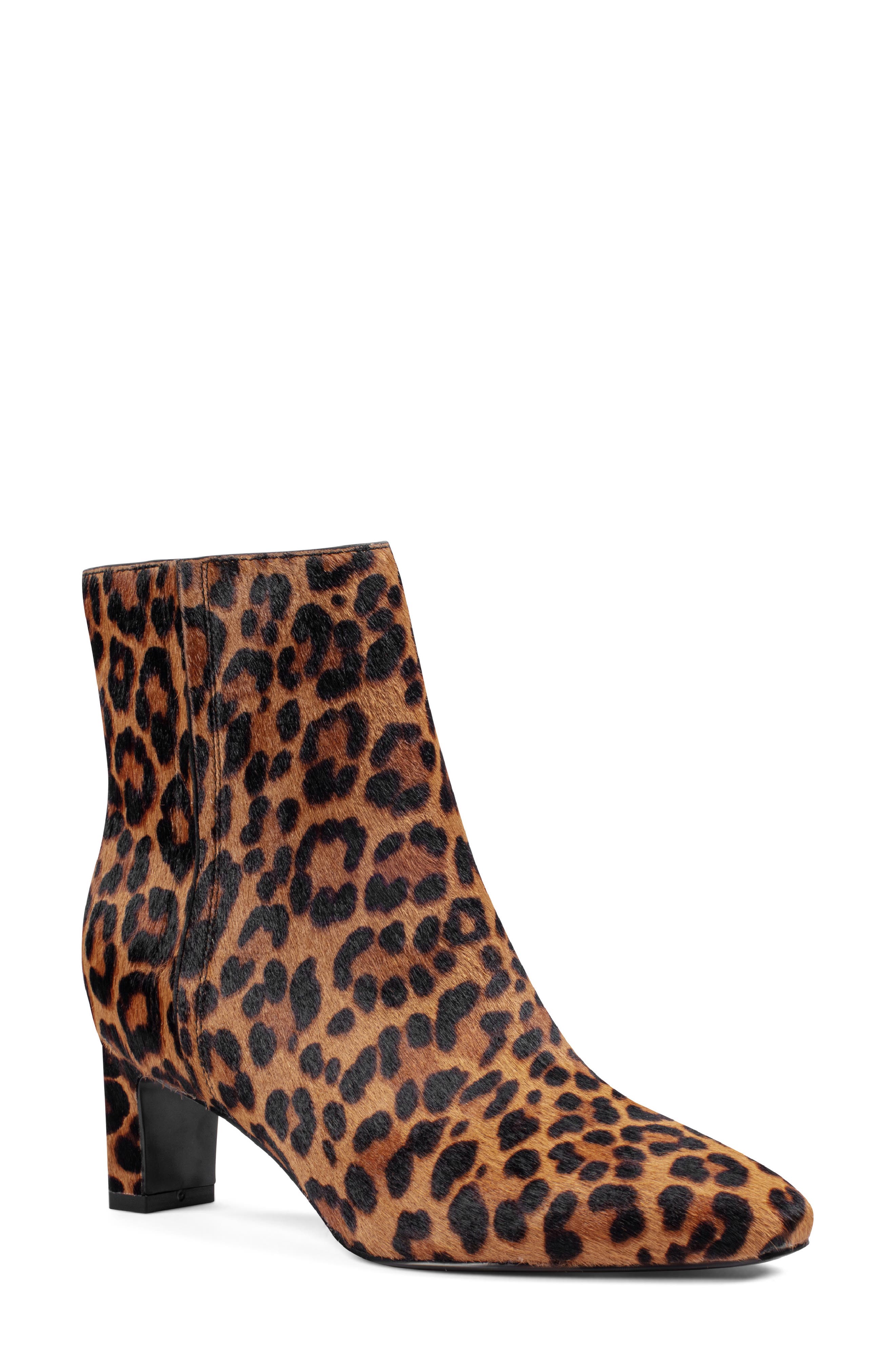 Rockport Marisaly Genuine Calf Hair Bootie, Main, color, Dark Natural