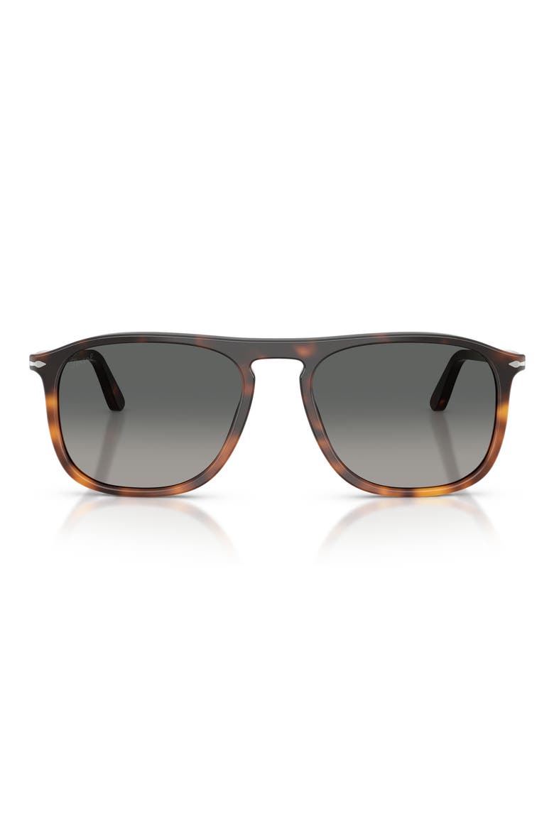 57mm Square Sunglasses, Main, color, GRADIENT HAVANA / GREY