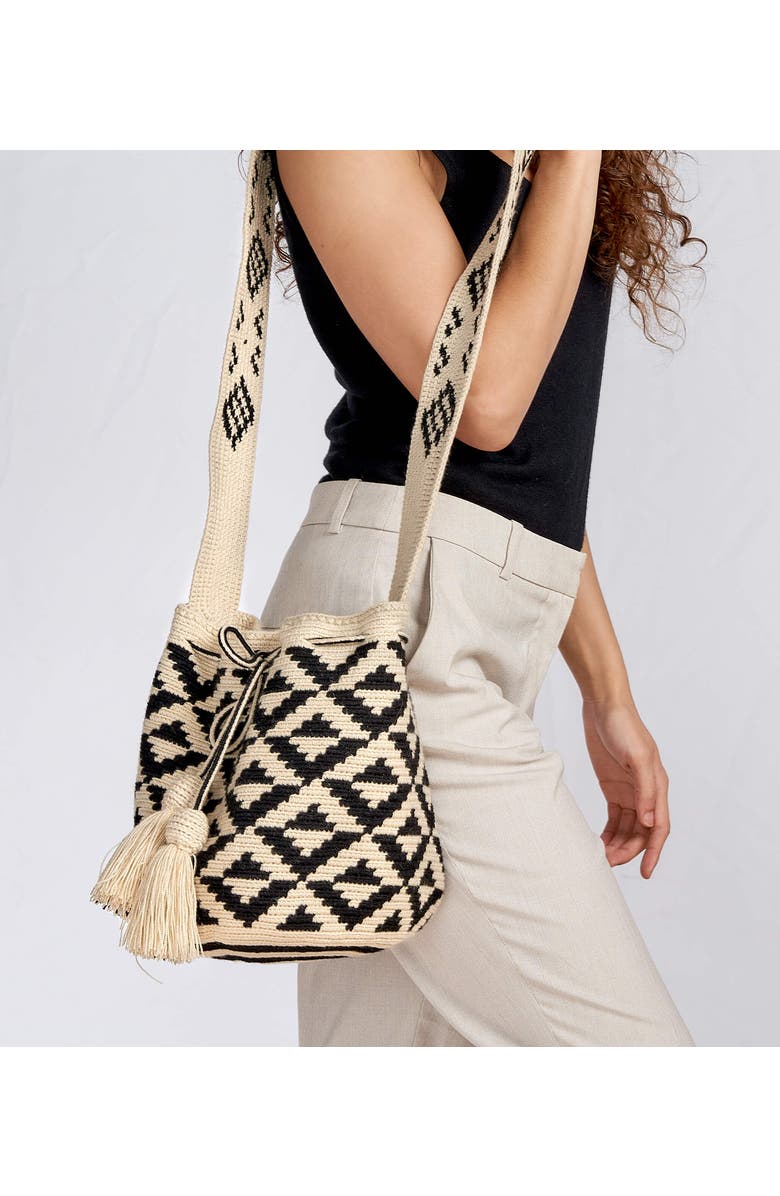 One Thread Collective Maribel Bag, Alternate, color, Beige + Black