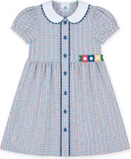Florence Eiseman Plaid Dress with Flowers