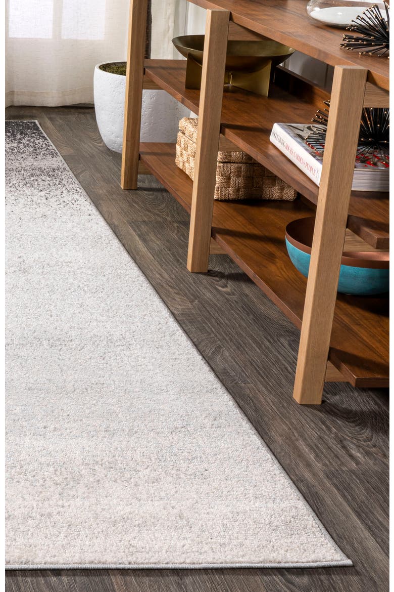 Shore Modern Gradient Area Rug, Alternate, color, Gray/Cream