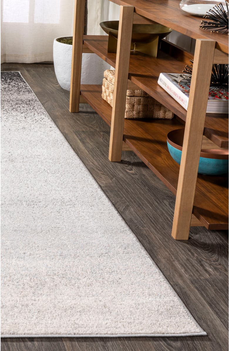 JONATHAN Y Shore Modern Gradient Area Rug, Alternate, color, Gray/Cream