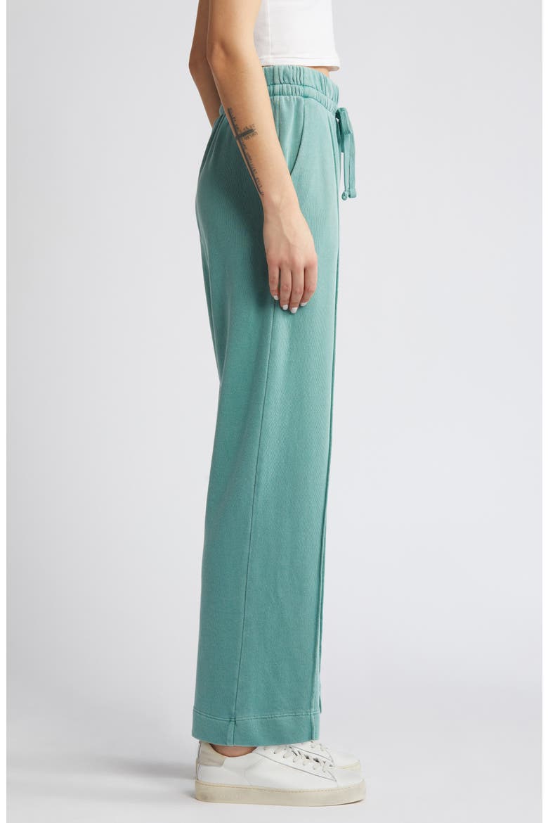 Sporty Drawstring Crop Pants, Alternate, color, GREEN SEAGLASS