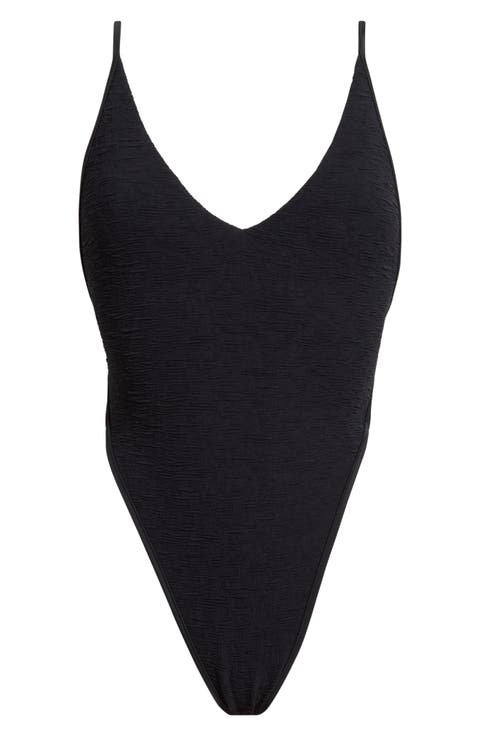 Amber Jacquard One-Piece Swimsuit