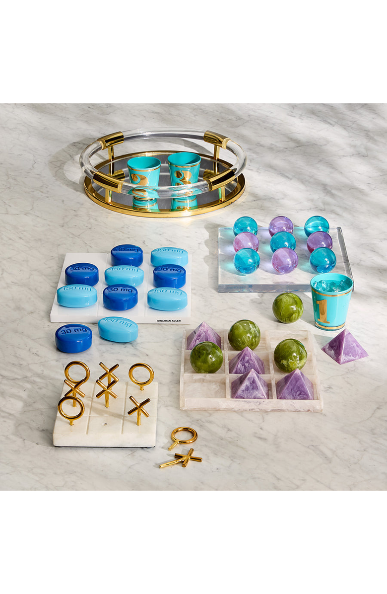 Jonathan Adler Acrylic Tic-Tac-Toe Set, Alternate, color,