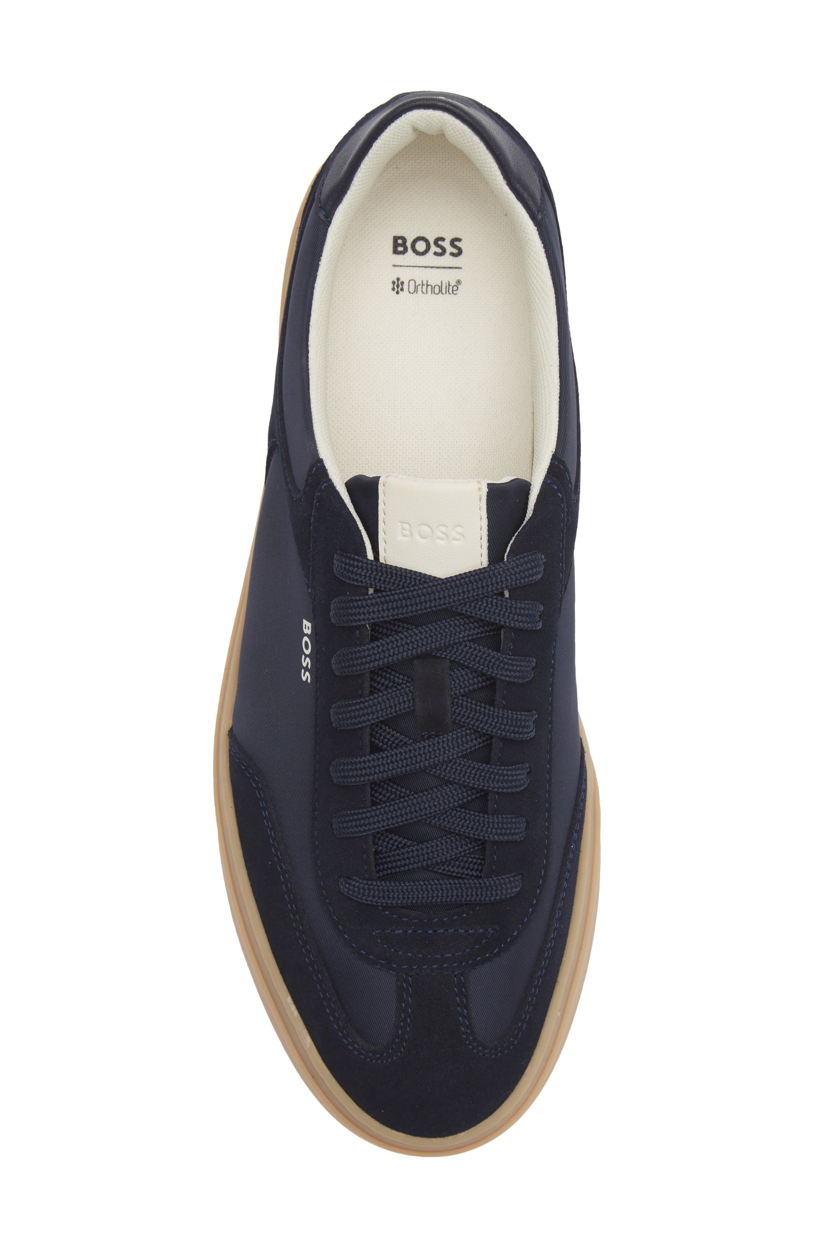 Kieran Low Top Racing Sneaker, Alternate, color, DARK BLUE